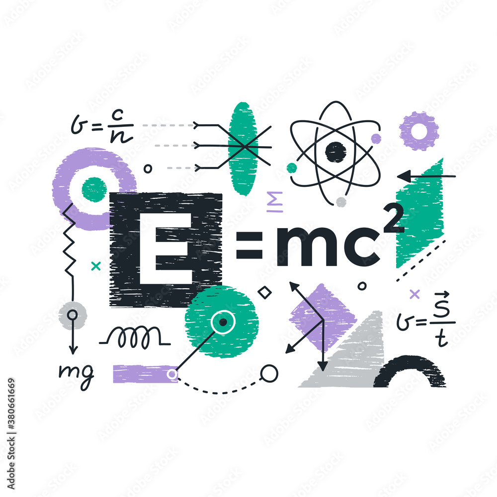 Obraz premium Physics Abstract Background