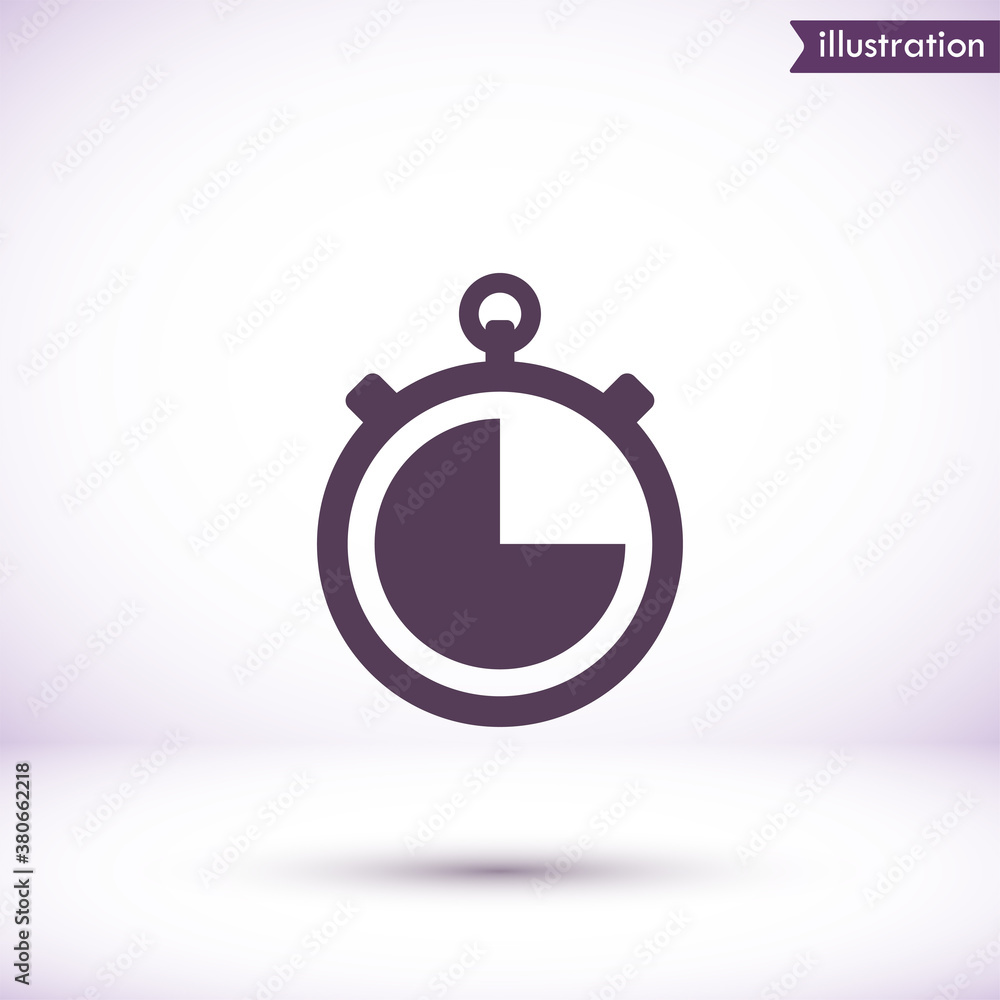 icon clock time vector , lorem ipsum Flat design icon clock time vector , lorem ipsum Flat design