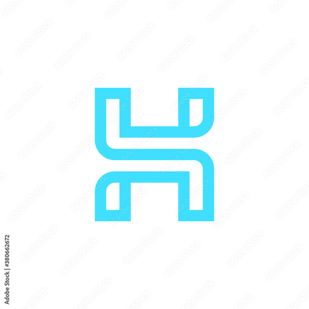 vector logo H alphabet icon illustration vector logo H alphabet icon illustration