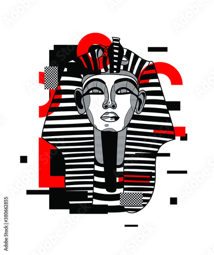 Crazy red style. Sphinx.