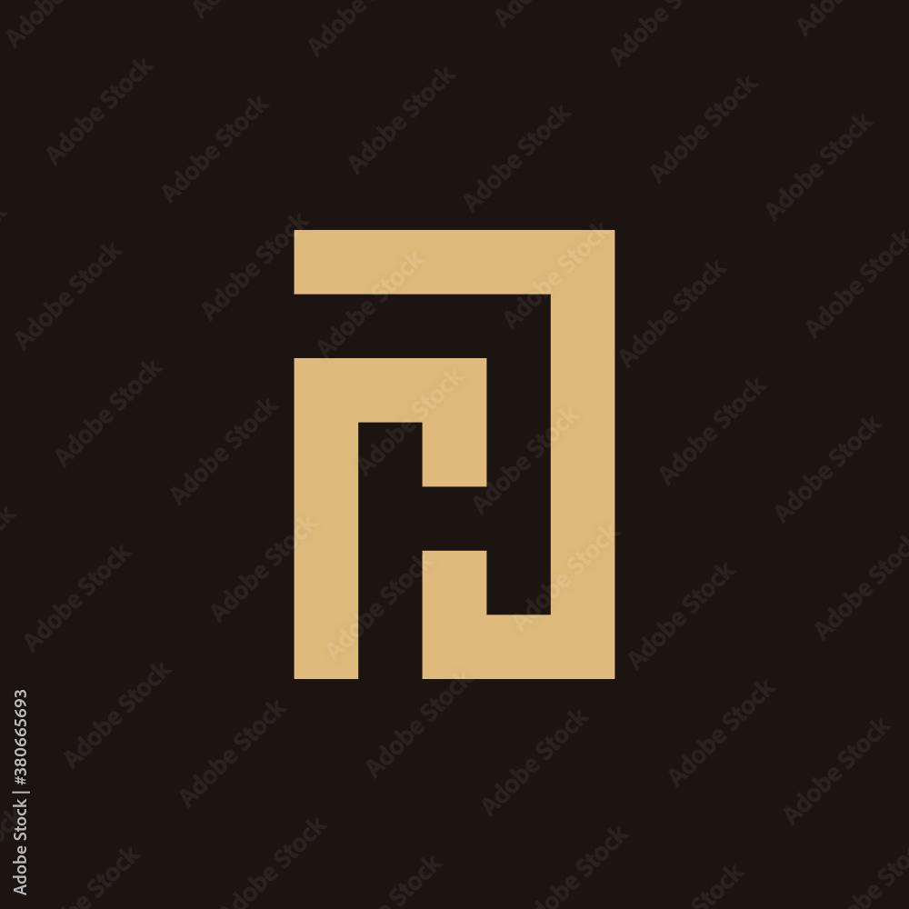 Fototapeta premium vector logo H alphabet icon illustration 