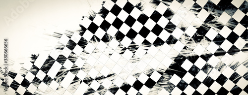 Unusual background in contrast colors. Texture with complex geometric pattern