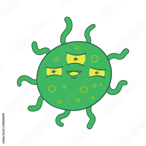 Cute funny covid 19 virus