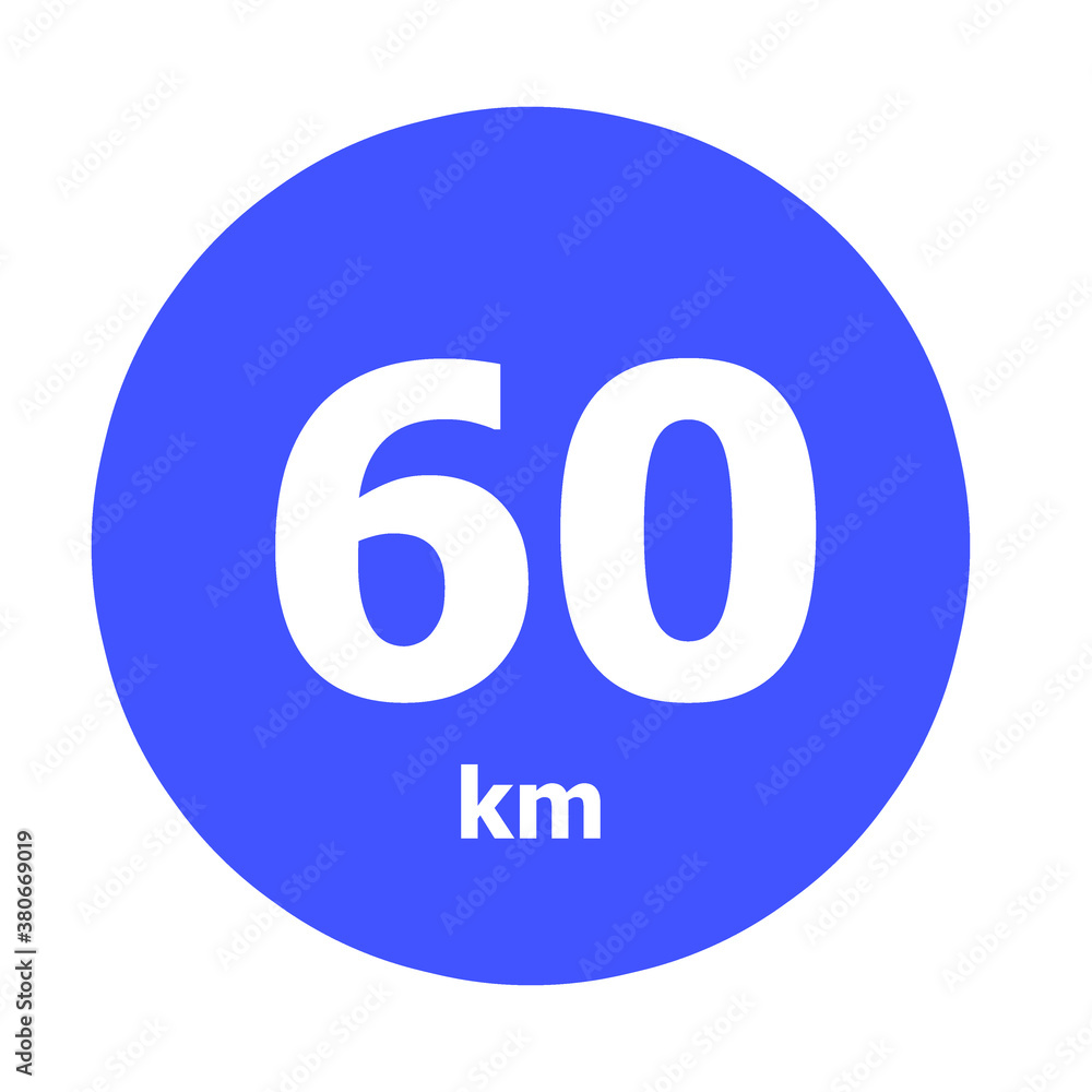 Minimum speed limit road sign Minimum speed limit road sign