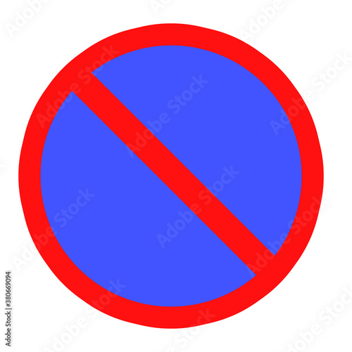Free Download no waiting, no standing road sign. - GFXLoad