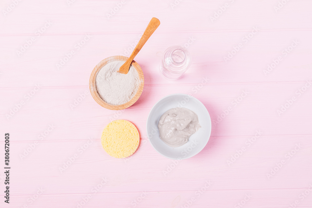 Home beauty procedure clay face mask set Home beauty procedure clay face mask set