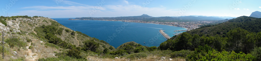 Denia, Spain, panoramic view
