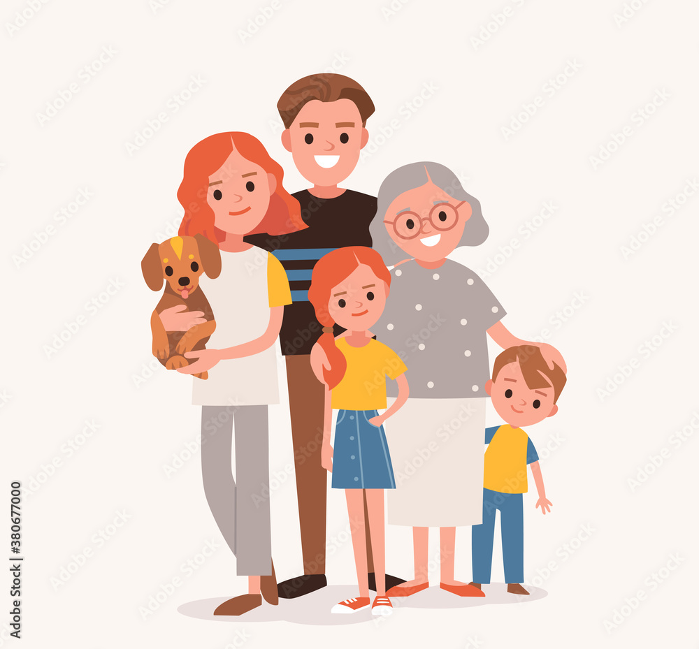 Big happy multi-generational family siblings relatives portrait. Vector people. Seniors mother and father with babies, children grandchildrens and grandparents. Grandma mom dad. Big happy multi-generational family siblings relatives portrait. Vector people. Seniors mother and father with babies, children grandchildrens and grandparents. Grandma mom dad.