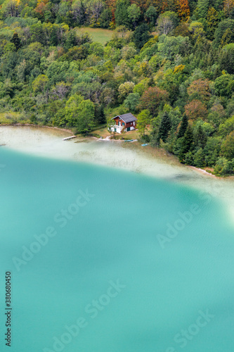 Le belvédère des 4 lacs offrant un panorama sur quatre différents lacs du Jura, en Franche-Comté