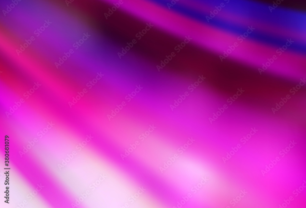 Fototapeta premium Light Pink vector colorful abstract background.