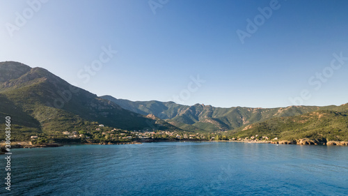 Village of Galéria on the west coast of Corsica