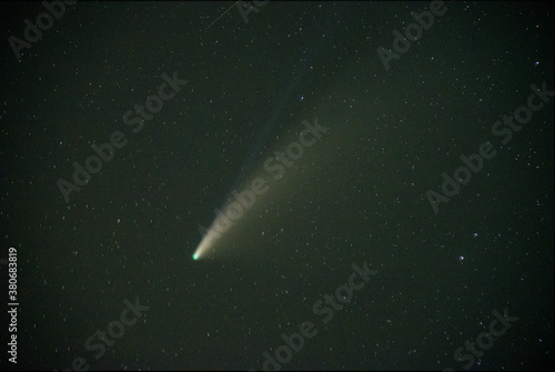 Obraz na płótnie cometa neowise w salonie