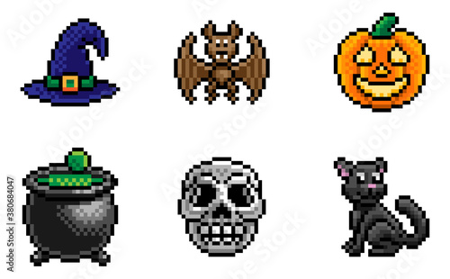 A Halloween eight bit retro...
