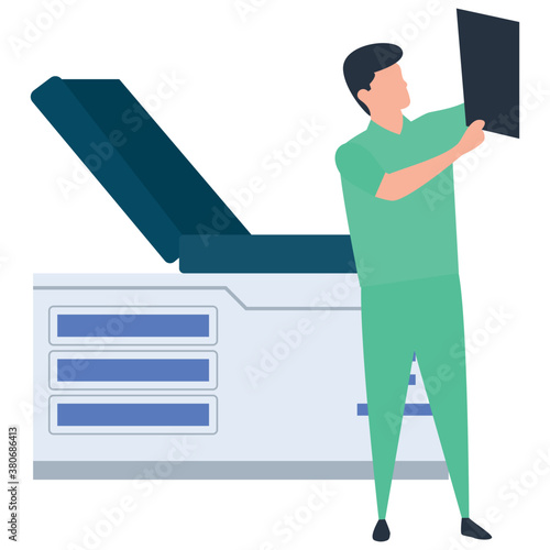 
X,ray illustration vector design.
