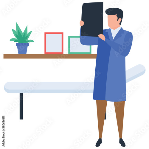 
X,ray illustration vector design.
