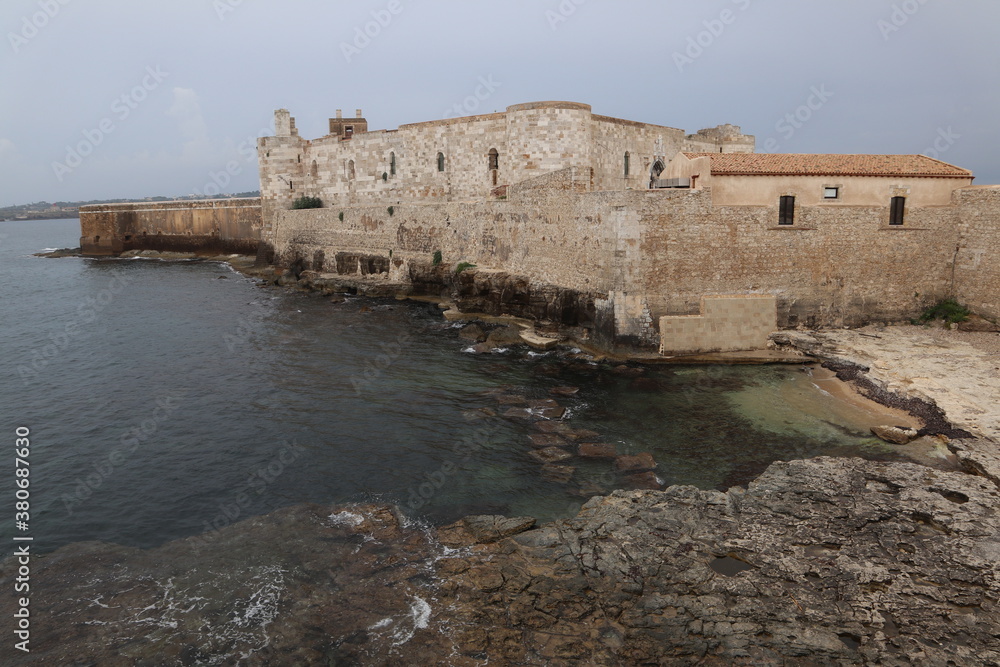 old castle in the sea, Ortigia, Sicily