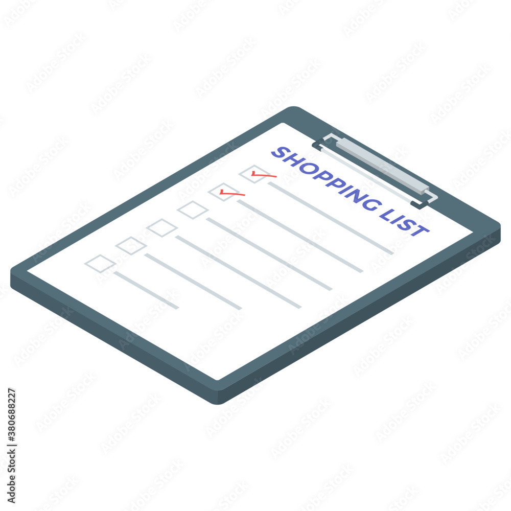 Isometric vector of shopping icon
Isometric vector of shopping icon