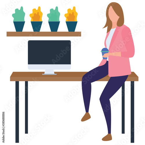 
Vector design of project consultation illustration.

