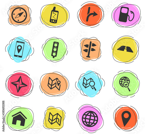 Navigation color icons