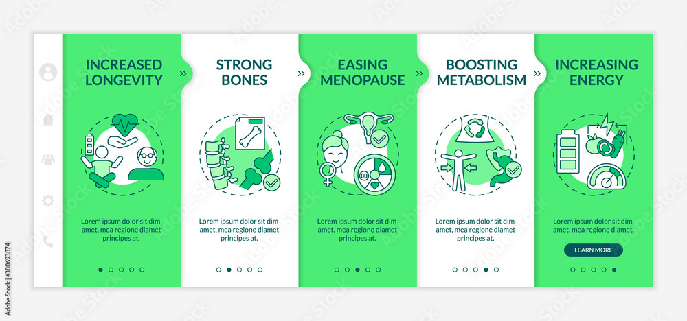 Vegetarianism pros onboarding vector template. Healthy lifestyle advices. Tasty meal preparations. Responsive mobile website with icons. Webpage walkthrough step screens. RGB color concept Vegetarianism pros onboarding vector template. Healthy lifestyle advices. Tasty meal preparations. Responsive mobile website with icons. Webpage walkthrough step screens. RGB color concept