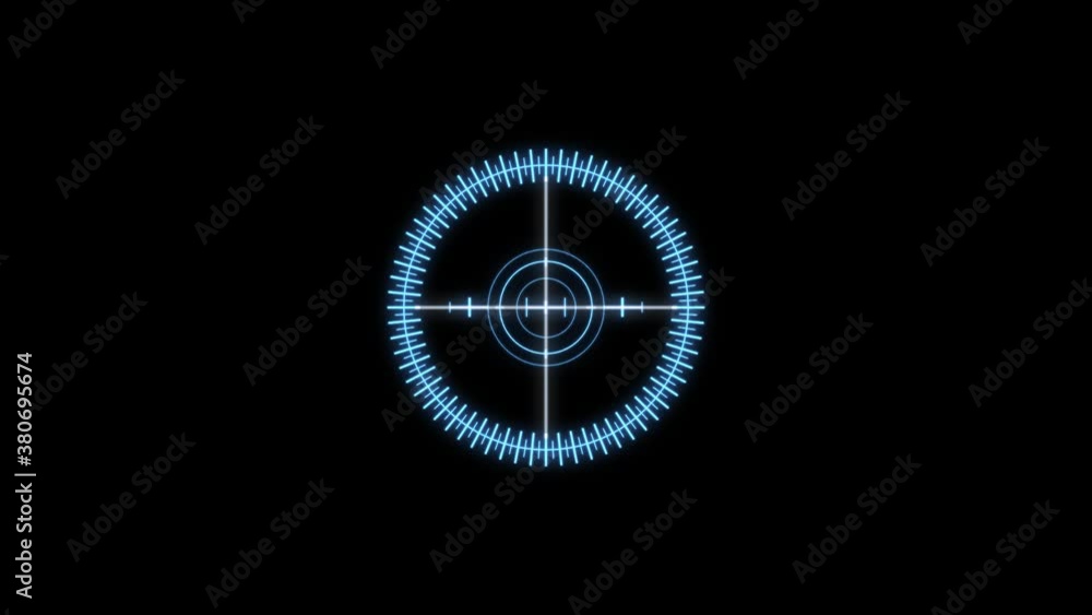 Animation of circular HUD object designed to represent illustrated target with several animations trough time. Animation of circular HUD object designed to represent illustrated target with several animations trough time.