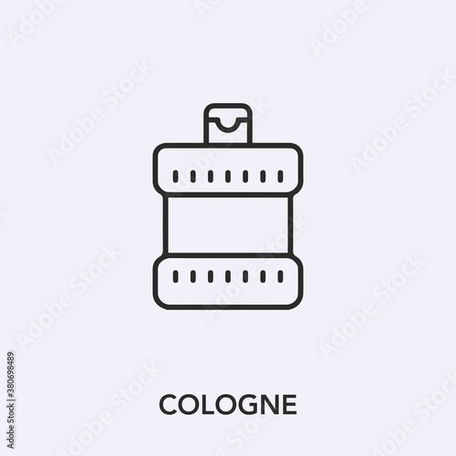 cologne icon vector sign symbol