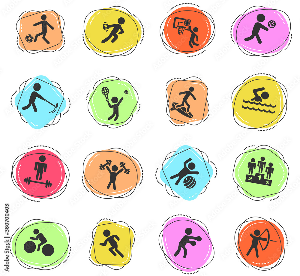 sport icon set sport icon set
