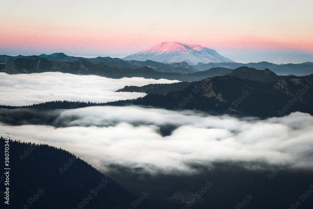 Obraz premium Mount Saint Hellens