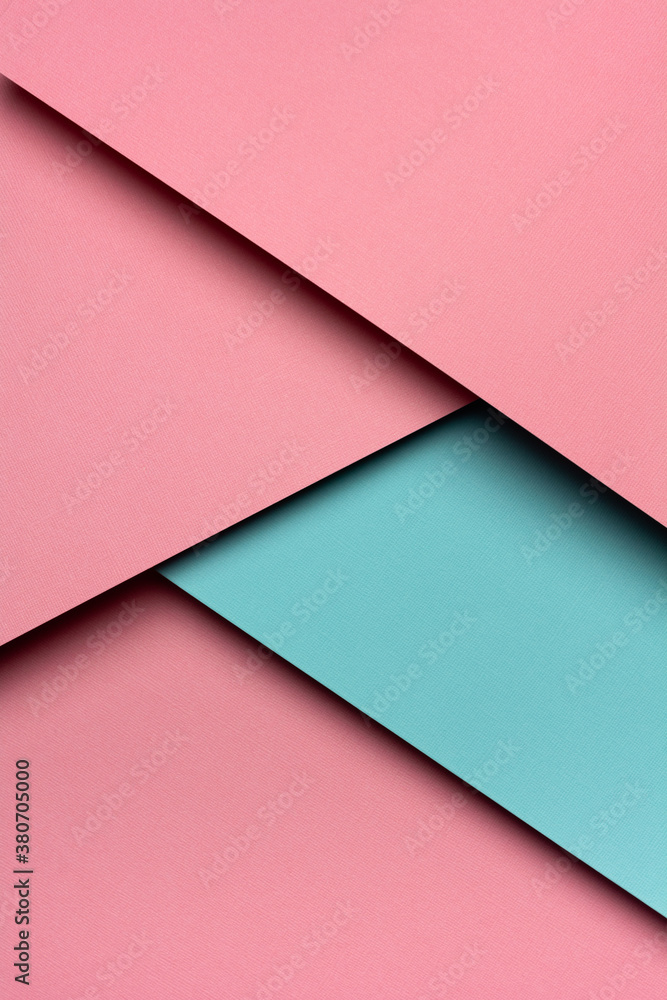 Pink and emerald paper material design Pink and emerald paper material design