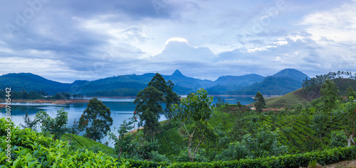 Scenic view of Sripada mountain in Hatton, Sri Lanka