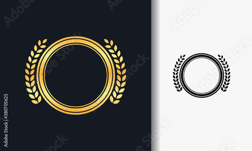circle rice emblem logo