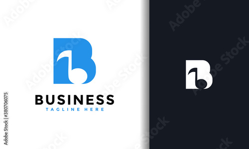 the letter B logo music tone
