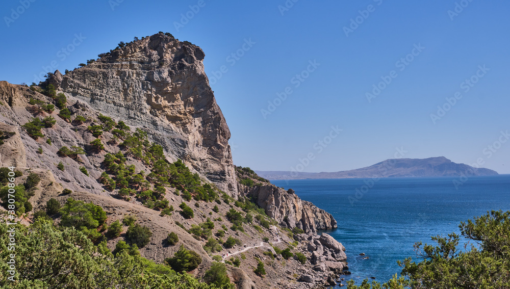 Mountain landscape, Crimean peninsula. Golitsyn trail
