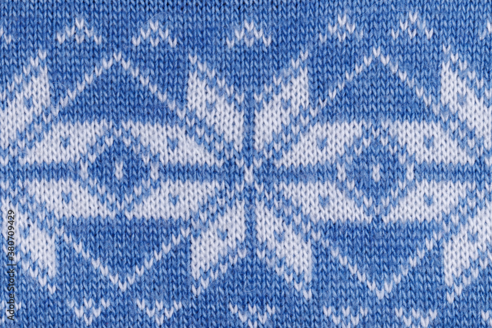 Knitted sweater. Rhombus pattern. Knitted sweater. Rhombus pattern.