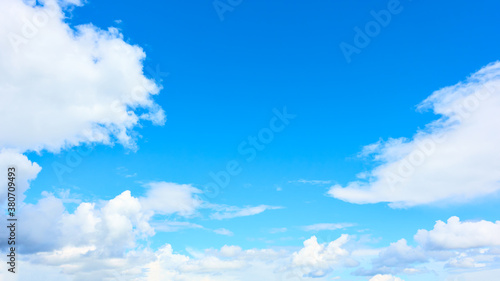 Blue sky with white clouds - Cloudscape