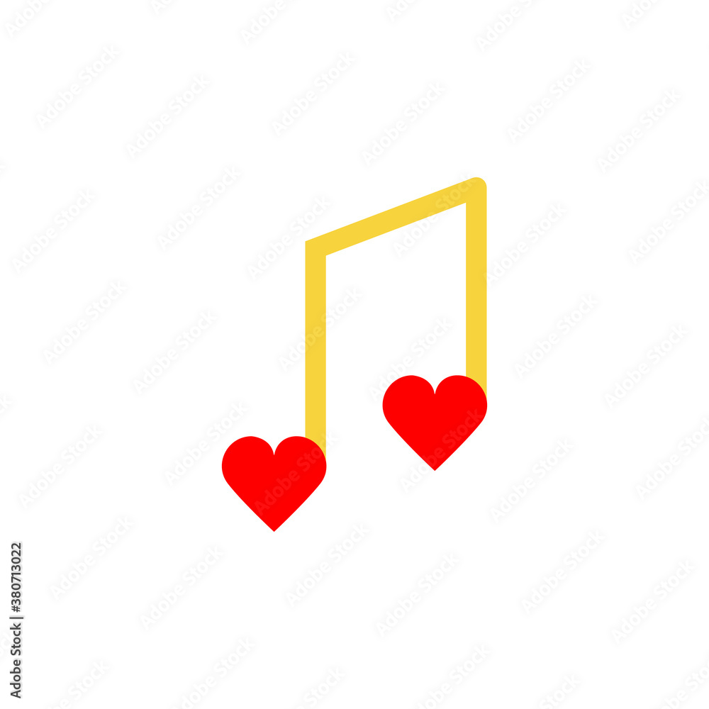 romantic music line icon. Signs and symbols can be used for web, logo, mobile app, UI, UX romantic music line icon. Signs and symbols can be used for web, logo, mobile app, UI, UX