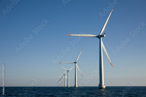 Windmills at sea
