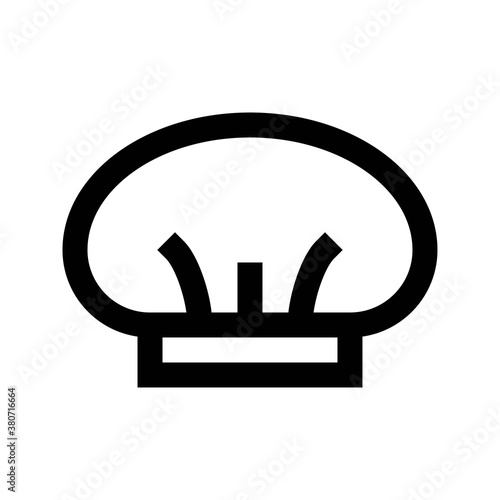 bath room or toilet related women shower cap or bath cap vector in lineal style,