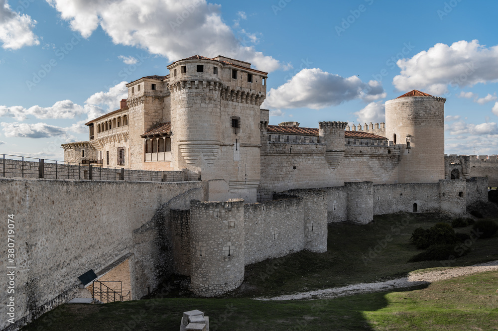 The historic and famous castle of Cuellar in the province of Segovia (Spain)