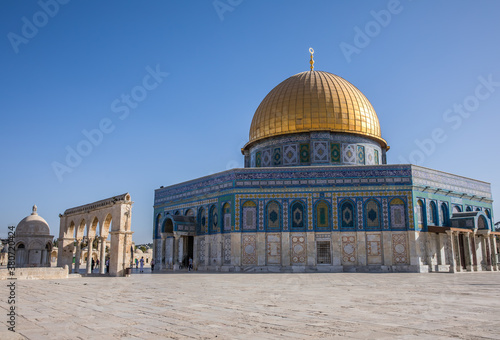 dome of the rock in jerusalem, israel