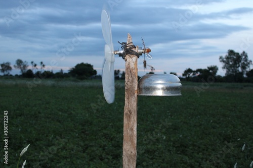 turbine in the wind