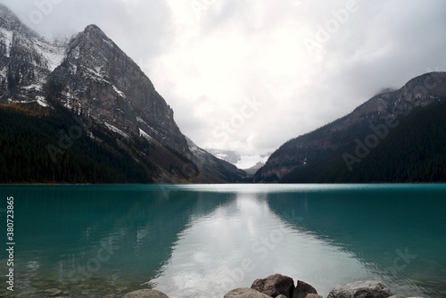 LAKE LOUISE IN THE CANADIAN ROCKIES