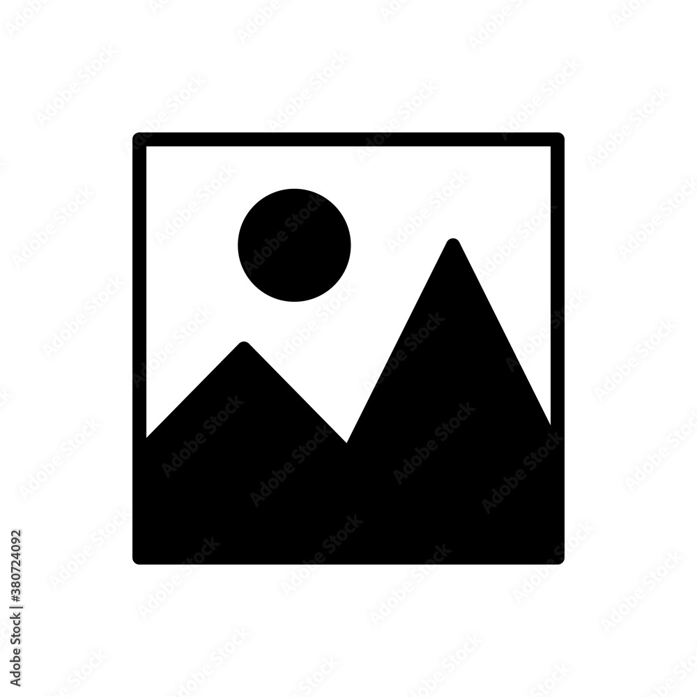 Icono de galería de imágenes. Vector aislado en fondo blanco Icono de galería de imágenes. Vector aislado en fondo blanco