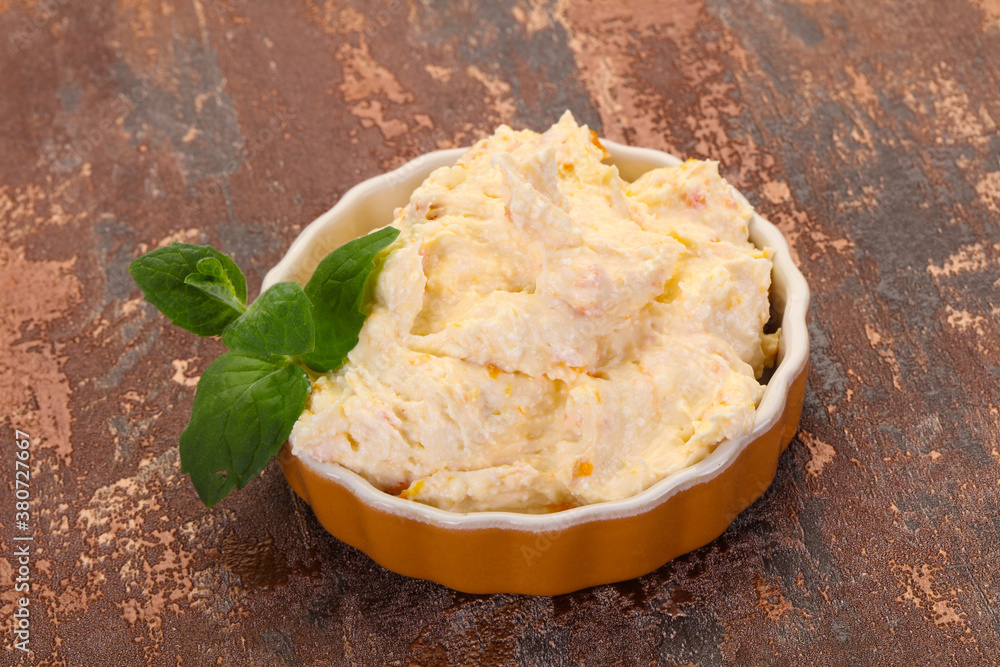 Curd with dry apricot Curd with dry apricot