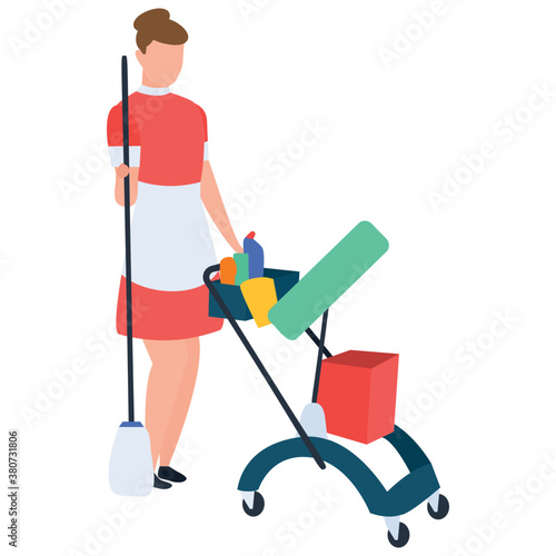 
Housekeeping illustration vector 
