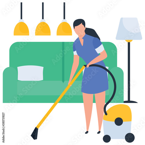 
Housekeeping illustration vector 
