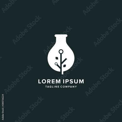vector logo Labs icon botle illustrations