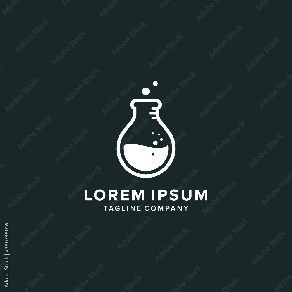 vector logo Labs icon botle illustrations vector logo Labs icon botle illustrations