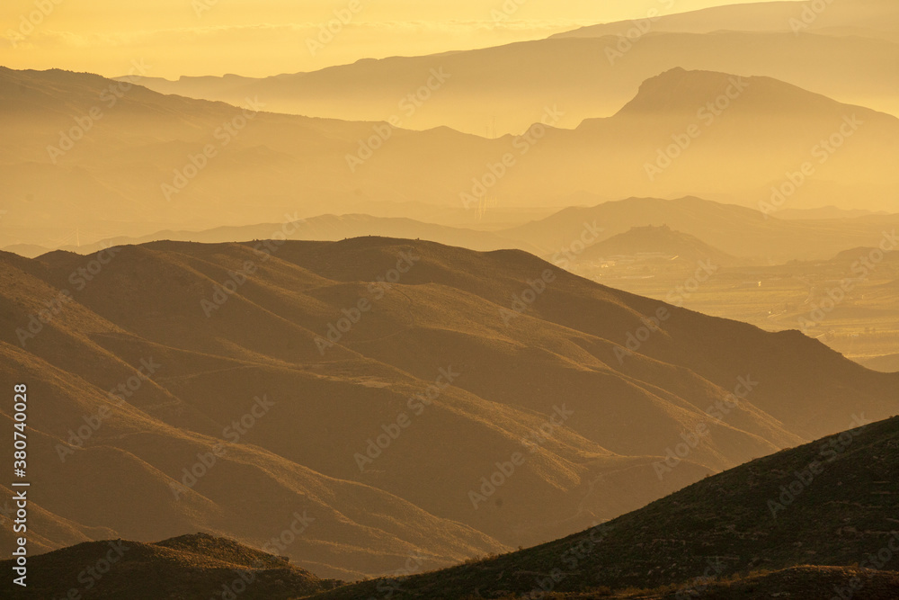 Berglandschaft in Andalusien Berglandschaft in Andalusien