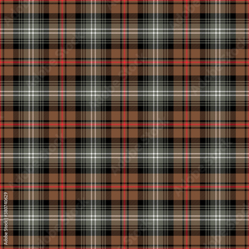 Urquhart Weathered Tartan Seamless Pattern - Repeating pattern design of Weathered tartan